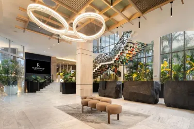 Hotel lobby lounge