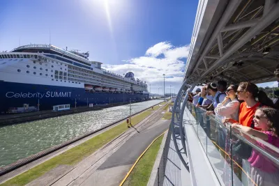 Celebrity Summit cruise ship at the Panama Canal